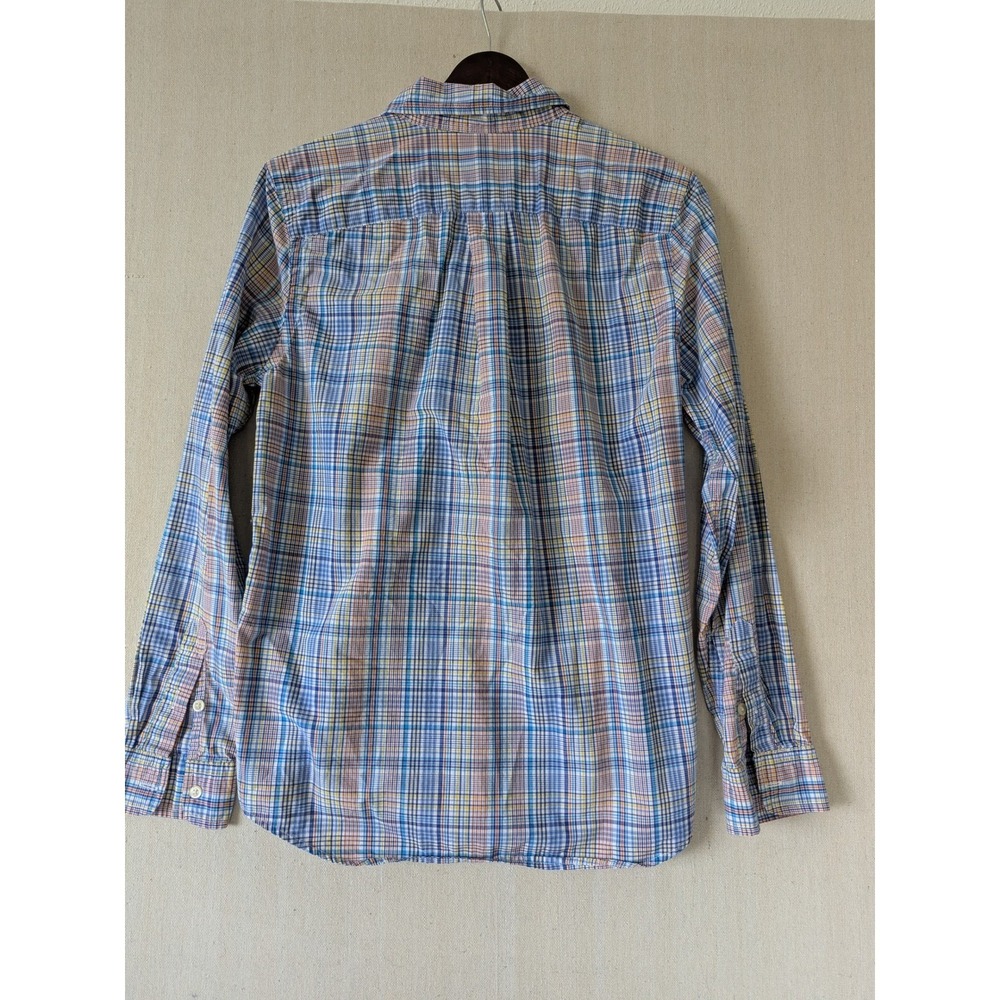 Ralph Lauren Button Down Shirt Women Sz XL Preppy Plaid Cotton Long Sleeve Pony - Picture 5 of 9